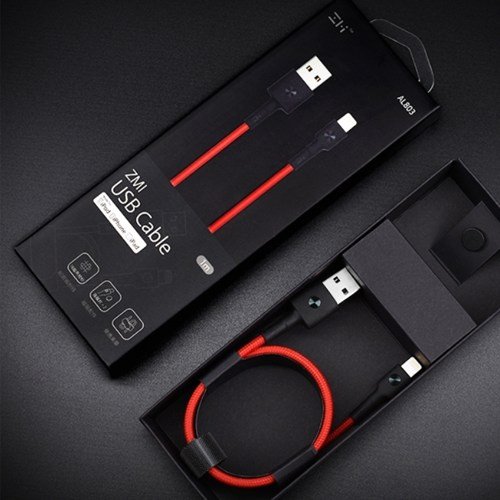 USB кабель ZMI MFi Lightning длина 2,0 метра (Красный)