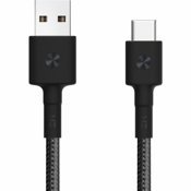 USB кабель Xiaomi ZMI Type-C длина 30 см (Черный) - фото