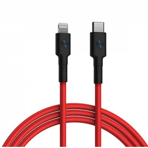 USB кабель ZMI Type-C+ Lighting для зарядки и синхронизации, длина 1,0 метр (Красный)