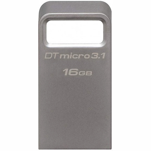 USB Флеш 16GB Kingston DataTraveler Micro 3.1 (DTMC3/16GB) Серебристый