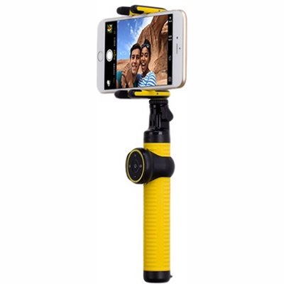 Монопод штатив Momax Selfi Hero 100см (KMS7) для iPhone и смартфонов (золотой)