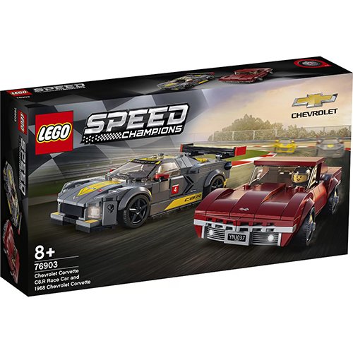 Конструктор LEGO Speed Champions 76903 Chevrolet Corvette C8.R and 1968
