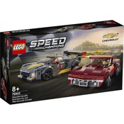 Конструктор LEGO Speed Champions 76903 Chevrolet Corvette C8.R and 1968 - фото