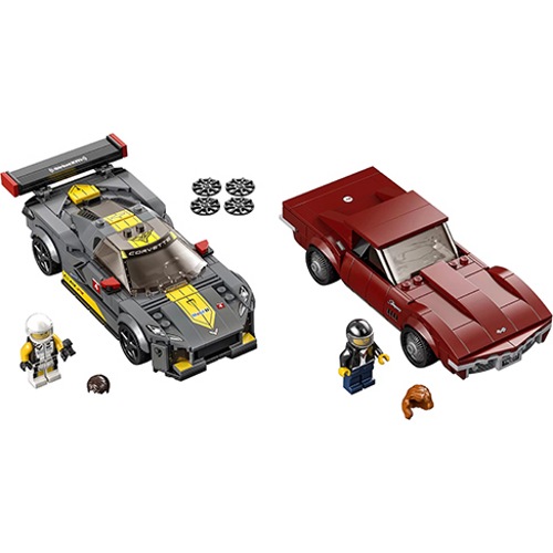 Конструктор LEGO Speed Champions 76903 Chevrolet Corvette C8.R and 1968