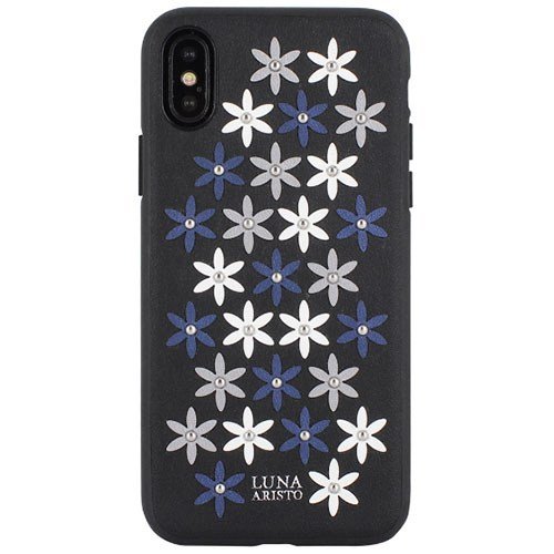 Чехол для iPhone Xs Max накладка (бампер) Luna Aristo Daisies черный