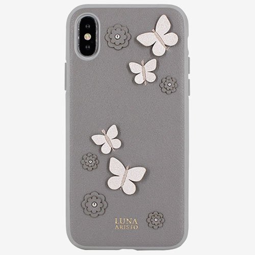 Чехол для iPhone Xr накладка (бампер) Luna Aristo Dale серый