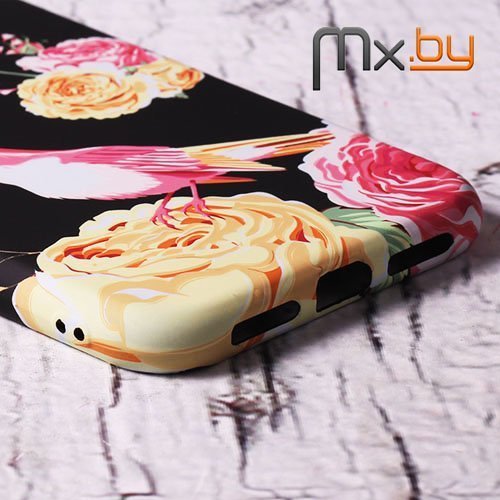 Чехол для iPhone Xr накладка (бампер) силиконовый Luxo Roses  