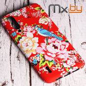 Чехол для Xiaomi Mi CC9e накладка (бампер) силиконовый Luxo Flowers Roses - фото