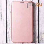 Чехол для Xiaomi Pocophone F1 книга Magnetic Flip Wallet розовое золото - фото