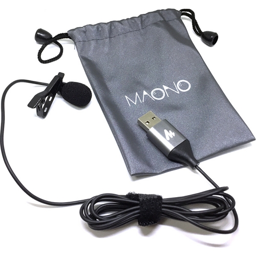 Микрофон петличка Maono AU-410 USB (Черный) 