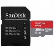 Карта памяти SanDisk MicroSDXC SDSQUAR-256G-GN6MA A1 UHS-I 90MB/s 256GB + SD адаптер - фото