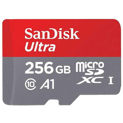 Карта памяти SanDisk MicroSDXC SDSQUAR-256G-GN6MA A1 UHS-I 100MB/s 256GB + SD адаптер