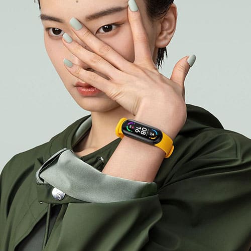 Фитнес браслет Xiaomi Mi Band 6 Желтый - фото4