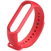 Ремешок для фитнес браслета Xiaomi Mi Band 4 и 5 (Красный) - фото