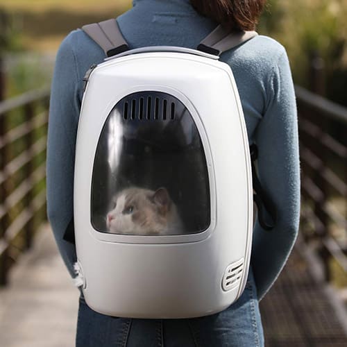 Переноска-рюкзак для кошек Moestar DISCOVERY Pet Backpack (Белый)