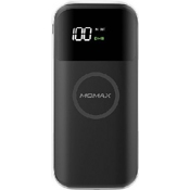 Аккумулятор внешний Momax Q.Power Air 2 10000mAh с функцией беспроводной зарядки (Черный) - фото
