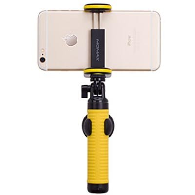 Монопод штатив Momax Selfi Hero 150см (KMS8) для iPhone и смартфонов (золотой)