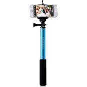 Монопод штатив Momax SelfiFit 90см (KMS1) для iPhone и смартфонов (синий) - фото