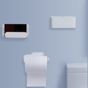 Набор настенных держателей для ванной комнаты Happy Life Bathroom (Белый) 5 шт. - фото