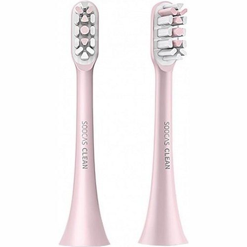 Сменные насадки для зубной щетки Soocas X3 (Розовый) 2 шт.