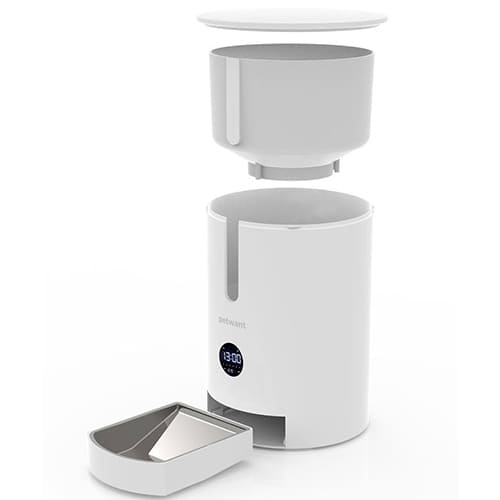Автоматическая кормушка для животных Petwant F3-Wifi  (Белый)