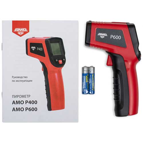 Бесконтактный инфракрасный термометр (Пирометр) AMO P600