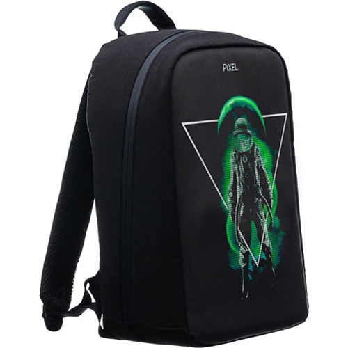 Рюкзак с LED-дисплеем Pixel Bag Max V 2.0 Black Moon (Черный) - фото