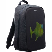 Рюкзак с LED-дисплеем Pixel Bag Max V 2.0 Grafit (Серый)  - фото