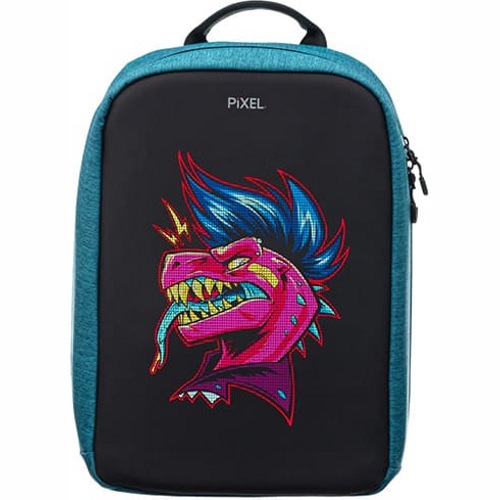 Рюкзак с LED-дисплеем Pixel Bag Max V 2.0 Indigo (Голубой) - фото2