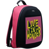 Рюкзак с LED-дисплеем Pixel Bag One V 2.0 Pinkman (Розовый) - фото