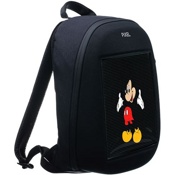 Рюкзак с LED-дисплеем Pixel Bag One V 2.0 Black Moon Черный - фото