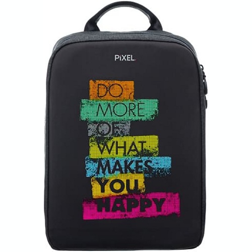 Рюкзак с LED-дисплеем Pixel Bag Plus V 2.0 Grafit (Серый)  - фото2