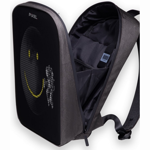 Рюкзак с LED-дисплеем Pixel Bag Plus Silver (Серебристый) - фото3