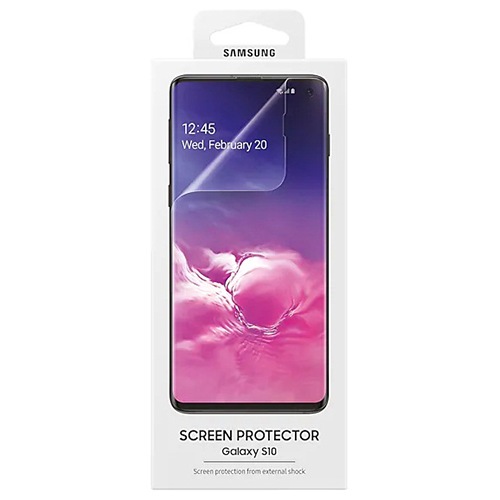 Защитная пленка Samsung для Galaxy S10 (комплект 2 штуки)
