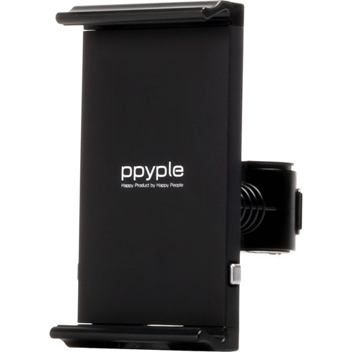 Автодержатель Ppyple HR-NT для планшетов с креплением на подголовник (Черный) 