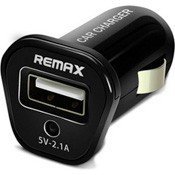 Автомобильное зарядное устройство Remax 2100mA черное - фото