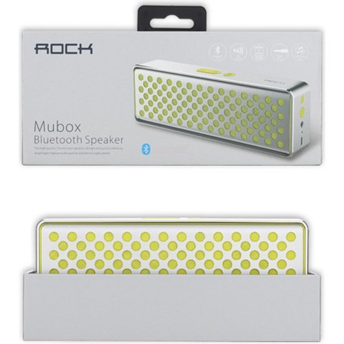 Портативная колонка Rock Mubox Bluetooth Speaker (Жёлтый)