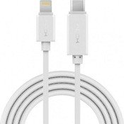 USB кабель Lightnin Rock USB Type-C для зарядки и синхронизации белый (RCB0414) - фото