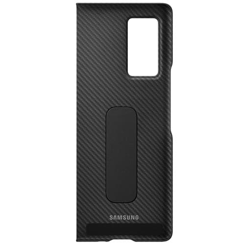 Чехол для Galaxy Z Fold 2 накладка (бампер) Samsung Aramid Standing Cover черный 