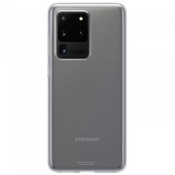 Чехол для Galaxy S20 Ultra накладка (бампер) Samsung Clear Cover прозрачный - фото