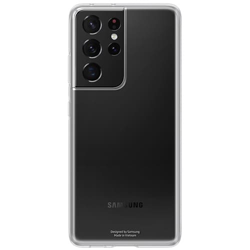 Чехол для Galaxy S21 Ultra накладка (бампер) Samsung Clear Cover прозрачный