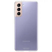 Чехол для Galaxy S21 накладка (бампер) Samsung Clear Cover прозрачный - фото