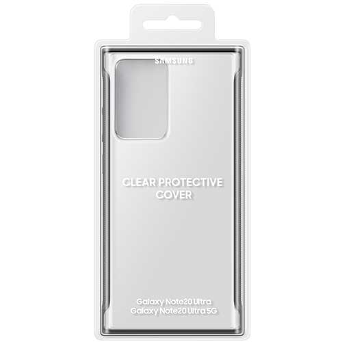 Чехол для Galaxy Note 20 Ultra накладка (бампер) Samsung Clear Protective Cover прозрачный/черный