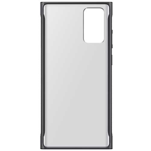 Чехол для Galaxy Note 20 накладка (бампер) Samsung Clear Protective Cover прозрачный/черный