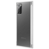 Чехол для Galaxy Note 20 накладка (бампер) Samsung Clear Protective Cover прозрачный/белый - фото