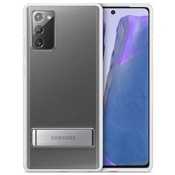 Чехол для Galaxy Note 20 накладка (бампер) Samsung Clear Standing Cover прозрачный - фото