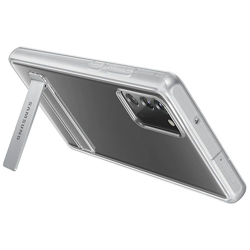 Чехол для Galaxy Note 20 накладка (бампер) Samsung Clear Standing Cover прозрачный