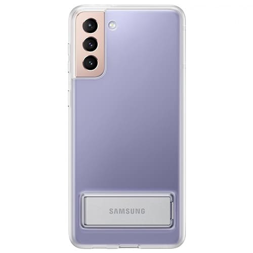 Чехол для Galaxy S21+ накладка (бампер) Samsung Clear Standing Cover прозрачный
