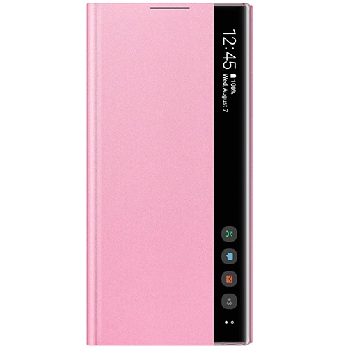 Чехол для Galaxy Note 10 книга Samsung Clear View Cover розовый