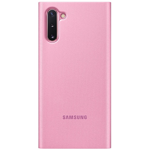 Чехол для Galaxy Note 10 книга Samsung Clear View Cover розовый